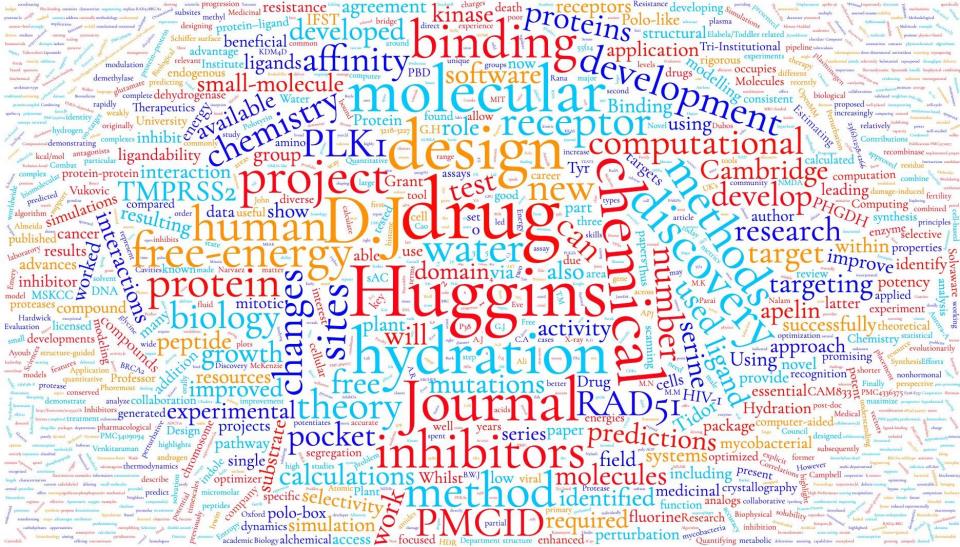 Huggins Lab Word Cloud